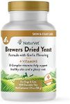 NaturVet Brewers Dried Yeast Formula with Garlic Flavoring Plus Vitamins for Dogs and Cats, Chewable Tablets, Made in The USA with Globally Source Ingredients 100 Count