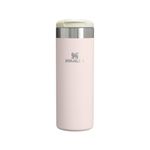 Stanley 1913 Aerolight Transit Travel Mug 0.47L - Keeps 6 Hours Hot - 8 Hours Cold - Dishwasher Safe - Leakproof - Car Cup Holder Compatible - Insulated Coffee Cup - Rose Quartz