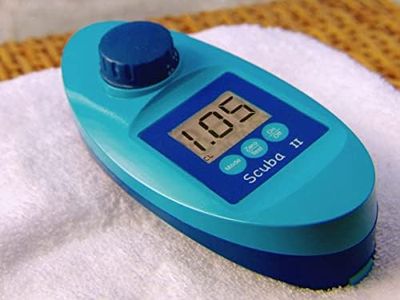 Lovibond Scuba II - elektronischer Pooltester - Messen von freiem Chlor CL – Chlor insgesamt – pH Wert – Cyanursäure - Alkaliät - Brom - im Schnelltestverfahren