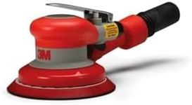 3M Random Orbital Sander – Self Generated Vacuum Sander – 5 in x 3/16 in Diam. Orbit – Pneumatic Palm Sander – Hook and Loop Pad – For Wood, Composites, Metal – Original Series