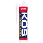 Everbuild KOS Fire Cement Cartridge – Ready to Use – Resistant to Temperatures Up To 1250˚C – Black – 300ml