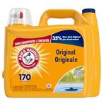 Arm & Hammer Liquid Laundry Detergent, Super Concentrated, Clean Fresh Scent, 170 Loads, 5.03L – Powerful Odor Elimination & Long-Lasting Freshness