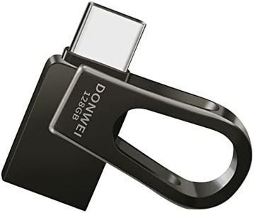 Pendrive 128 gb,chiavetta usb 128 gb,USB 3.0,OTG Flash Drive Tipo C 2 in 1 Pendrive Rotante Memoria Stick Per USB C Smartphones, Laptop, ecc