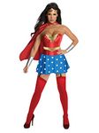 Rubie's 889897XS WONDER WOMAN CORSET COSTUME DC Comics, Multi, 6-8