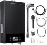 GEARPASS Propane Gas Tankless Water Heater, 6.3 GPM, 160,000 BTU Indoor, On Demand Instant Hot Water Heater with Touch LED Temperature Display and Multi-Protection