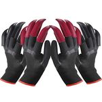 Garden Gloves with Claws for Women and Men Both Hands, Farmer Gardener Home Gardening Genie Gloves Easy to Dig and Plant Nursery 2 Pairs