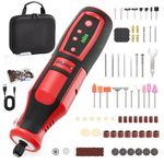 DuroFort 8V Cordless Rotary Tool Kit, Rotary Tool Kit with 5 Variable Speed Electric Drill Set, 17000-32000RPM 146pcs Accessories for Sanding, Polishing, Drilling, Cutting, Engraving