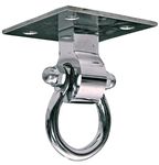 Punching Boxing Speed Bag Swivel Heavy Duty Ball Ceiling Mount Stand Hook Hanger for Punching Bags Platform Boxing Supplies (Silver-1pcs)