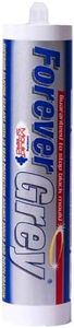 Everbuild Forever Grey Anti-Mould Silicone Sealant – Permanently Waterproof – Suitable for Internal And External Use – Grey – 295ml
