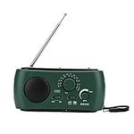 Radio,Winnaar Noodradio,Solar Hand Crank Radio Wind Up Radio LED Flashlight,Portable Cam Emergency Solar Power Dynamo AM/FM Radio with LED Touch Light Emergency Phone Charger with USB Charger Cable