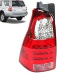 TJHSM Rear Driver Tail Light Replacement for 2006 2007 2008 2009 4Runner Taillight Brake Lamp Left Side 8156135280