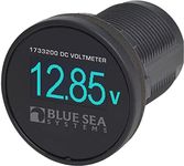 Blue Sea Systems 1733200 Mini OLED DC Voltmeter, Blue