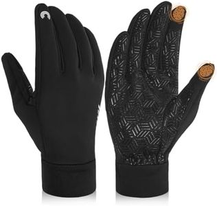 RIGWARL Winter Gloves Men Women for Cold Weather, Black, XS