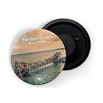 dhcrafts Fridge Magnet Multicolor Pamban Bridge Tamil Nadu Tourist Place Glossy Finish Design Pack of 1 (58mm)