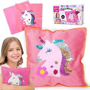 Arts Crafts for Girls Ages 4 5 6 7 Sewing Kit: Plush Craft Pillow Beginner Arts & Crafts for 3-12 Year Old Girl Kids DIY Felt Craft Gifts for Girls Toy for 7 8 9 Girl Kids First Sewing Kit (Horse)