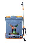 PAD CORP by PADGILWAR CORPORATION Double Bull 12 Volts X 14 Ampere Power Motor Battery Sprayer 18 Liter Tank Capacity | 1.7Ah Fast Charger | Free 9 Watt Led Bulb 15 Ft Wired (Lithium-Ion Double Bull)