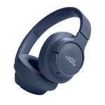 JBL Tune 720BT Wireless On-Ear Headphones with JBL Pure Bass Sound, Bluetooth 5.3, Hands-Free Calls, Audio Cable and 76-Hour Battery Life, Blue