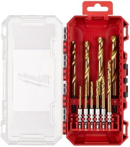 Milwaukee 10-Piece SHOCKWAVE Titanium Drill Bit Set – HSS Metal