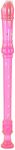 Recorder Workshop 301TPK Descant Recorder, Transparent Pink