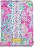 Lilly Pulitzer Vegan Leather Passport Holder, Cute Passport Cover, Travel Wallet with Credit Card Slots, Seaing Things