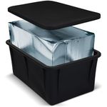 K3P Collection XX Large Ice Block Mold For Ice Bath With Airtight Leakproof Lid, Makes 12lb Large Ice Cube Mold Cold Plunge Ice Maker Stackable Large Block Ice Mold, Ice Bath Water Chillers, Big Ice