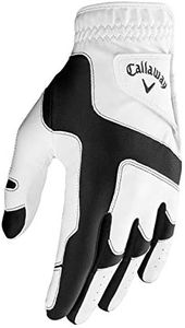 Callaway Golf Opti Fit Seamless Universal Fit Golf Glove, Men's, Worn on Right Hand , White