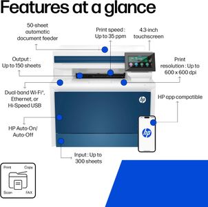 HP LaserJet Pro MFP 4302fdw Wireless All-in-One Laser Printer