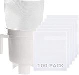 Cold Brew Coffee Filter Bags - 100 Pack Home Cold Brew System Filter Bags Compatible for Toddy Cold Brew Coffee Maker 11.25''x 13'' Natural Durable Home Model Disposable Coffee Brewing Bags