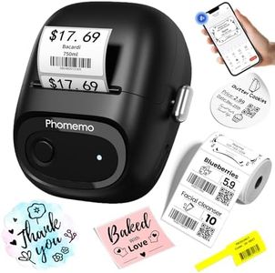 Phomemo Label Maker Machine with Tape,2025 New Upgrade M160 Bluetooth Label Printer with 300+ Templates, 2 Inch Barcode Label Maker for Small Bussines, Address, Office, Sticker Printer for Phone& PC
