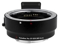 Fotodiox Pro Lens Adapter with Auto-Exposure/Auto-Focus & Auto-Aperture (EF to EOSm - Auto) Black