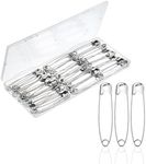 Mr. Pen- Safety Pins, 3 Inch, 50 Pack, Oversize Safety Pin, Large Safety Pins for Clothes, Oversized Safety Pins for Clothes, Large Safety Pins Heavy Duty Safety Pins, Big Safety Pins Heavy Duty