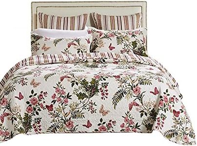 Greenland Home Fashions Butterflies Quilt Set