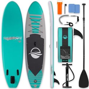 SereneLife Inflatable Paddle Board with Accessories
