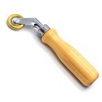 PVC/TPO/EPDM Single Ply Roofing Brass Penny Roller and Vinyl Flooring Corner Detail Seam Roller (6mm x 30mm)