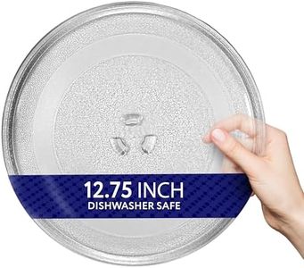 IMPRESA 12.75" Sears, Kenmore and LG -Compatible Microwave Glass Plate/Microwave Glass Turntable Plate Replacement - 12 3/4" Plate, Equivalent to 1B71961E, 1B71961F and 507049