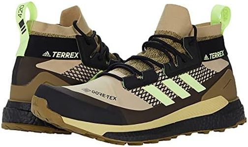 adidas Outdoor Women's Terrex Eastrail GTX Hiking Boot, Savanna/Hi-res Yellow/Core Black, 8.5