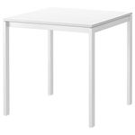 Ikea MELLTORP ABS Plastic Table, White, 75x75 cm (29 1/2x29 1/2")