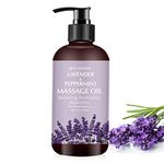 Lavender Massage Oil for Relaxing Muscles Massage Oil for Massage Body Oil for Skin Moisturizing for Men and Women