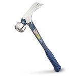 Estwing E3-25SM Builder Series Framing Hammer, Milled Face, Larger Face, 25-Ounce, 18-Inch, Vinyl Shock Reduction Grip