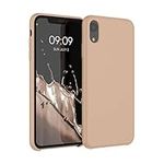 kwmobile Case Compatible with Apple iPhone XR Case - TPU Silicone Phone Cover with Soft Finish - Cappuccino