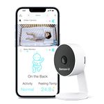 Sense-U Video Baby Monitor with 1080P HD WiFi Camera and Background Audio, Night Vision, 2-Way Talk, Motion Detection, Long Range & Free Smartphone App