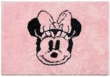 Jay Franco Disney Minnie Mouse Soft Non-Slip Bath Mat - 51 x 77 cm Plush Rug for Bathroom