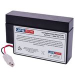 Casil CA1208 12V 0.8Ah WL Terminal Replacement Battery