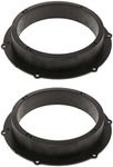 Shiwaki 2 Packs 8 to 6.5 Inch Stereo Speaker Spacers Adaptor Rings for