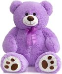 Hug N Feel 4 Feet Purple Giant Teddy Bear Soft, Plush,Cuddly Stuffed Animal for Kids, Birthdays, Anniversaries, Valentine's Day,Special Occasions Large Huggable