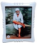 Sai Amrut Baba LED Night Lamp (Cream)