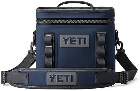 YETI Hopper Flip 8 Cool Bag (Navy) – ColdCell Insulation & Leakproof Hydrolok Zip – Portable Cooler Bag for Solo Trips – Fits 11 Cans or 4.5 kg Ice – 3 Year Warranty