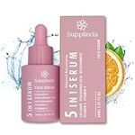 Ultimate Face Serum: 5 in 1 with Vitamin C, Hyaluronic Acid, Collagen, Nicotinamide, and Vitamin E. Tightens pores to improve the texture of skin, Improves Elasticity and diminishes the signs of aging