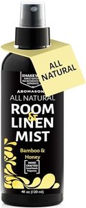 All-Natural Bamboo & Honey Room and Linen Spray, for Sheets, Pillow, Fabric, Bed, Air Freshener Calming, Sleeping, Relaxing, Stress Relief - Refreshing Scent, Removes Smell