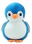 Babique Penguin Plush Soft Toy Cute Kids Animal Home Decor Boys/Girls 28 cm (Blue)